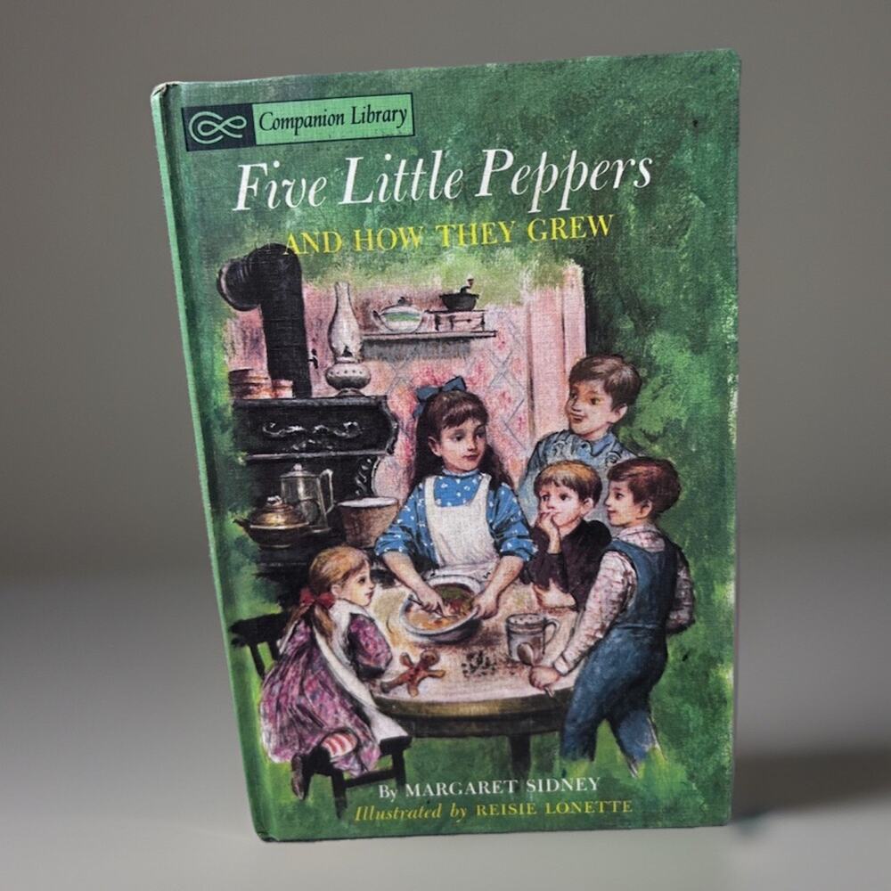 Vtg The Five Little Peppers and How They Grew hardcover book Margaret Sidney